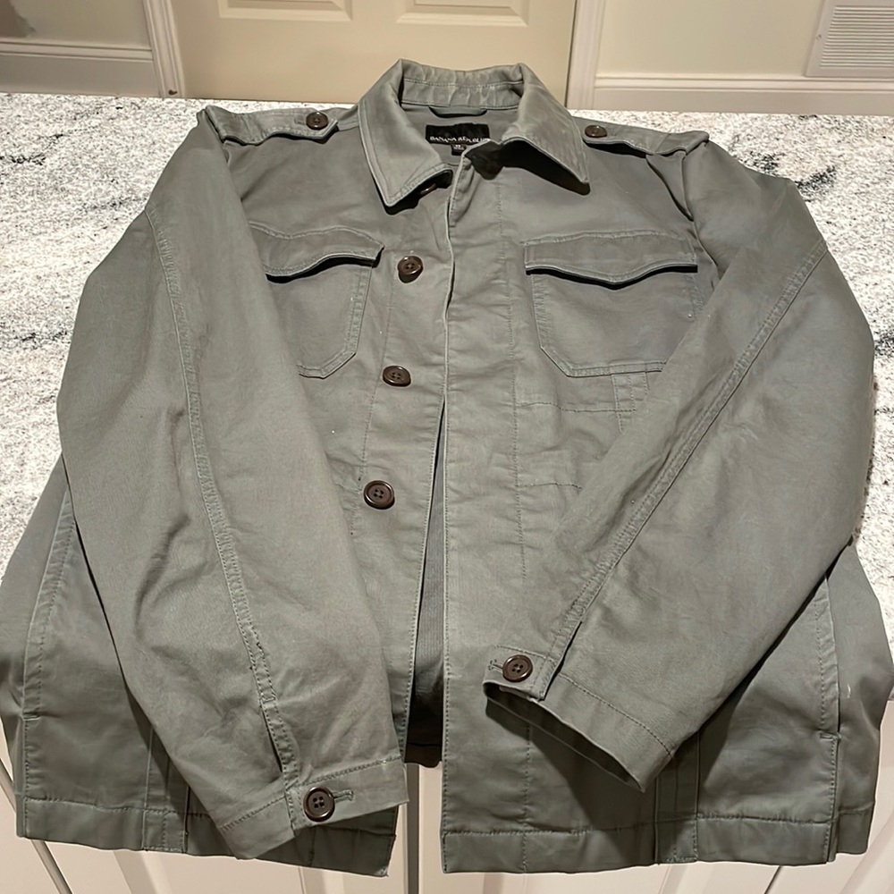 Men's Gray Military Style Jacket